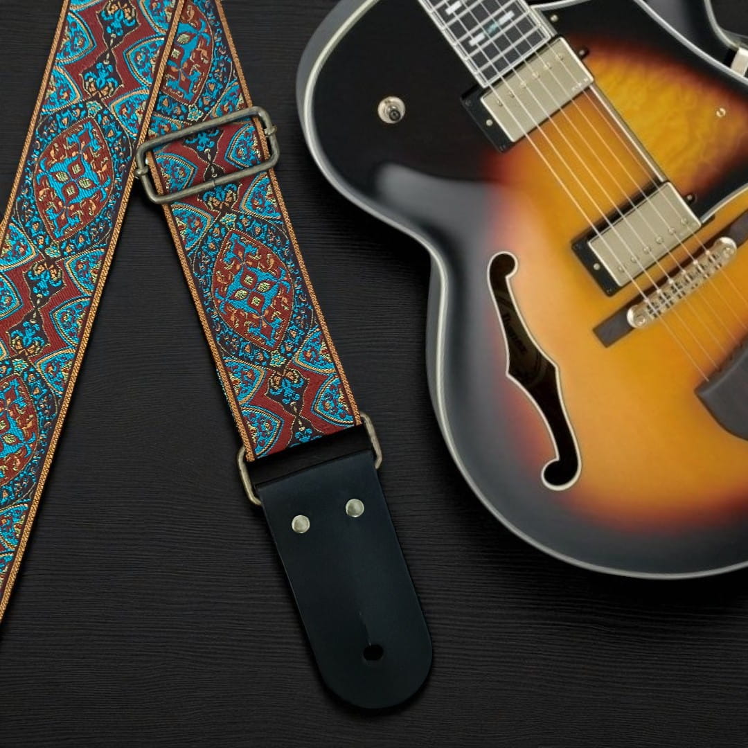 Vintage Two Thrones Guitar Strap