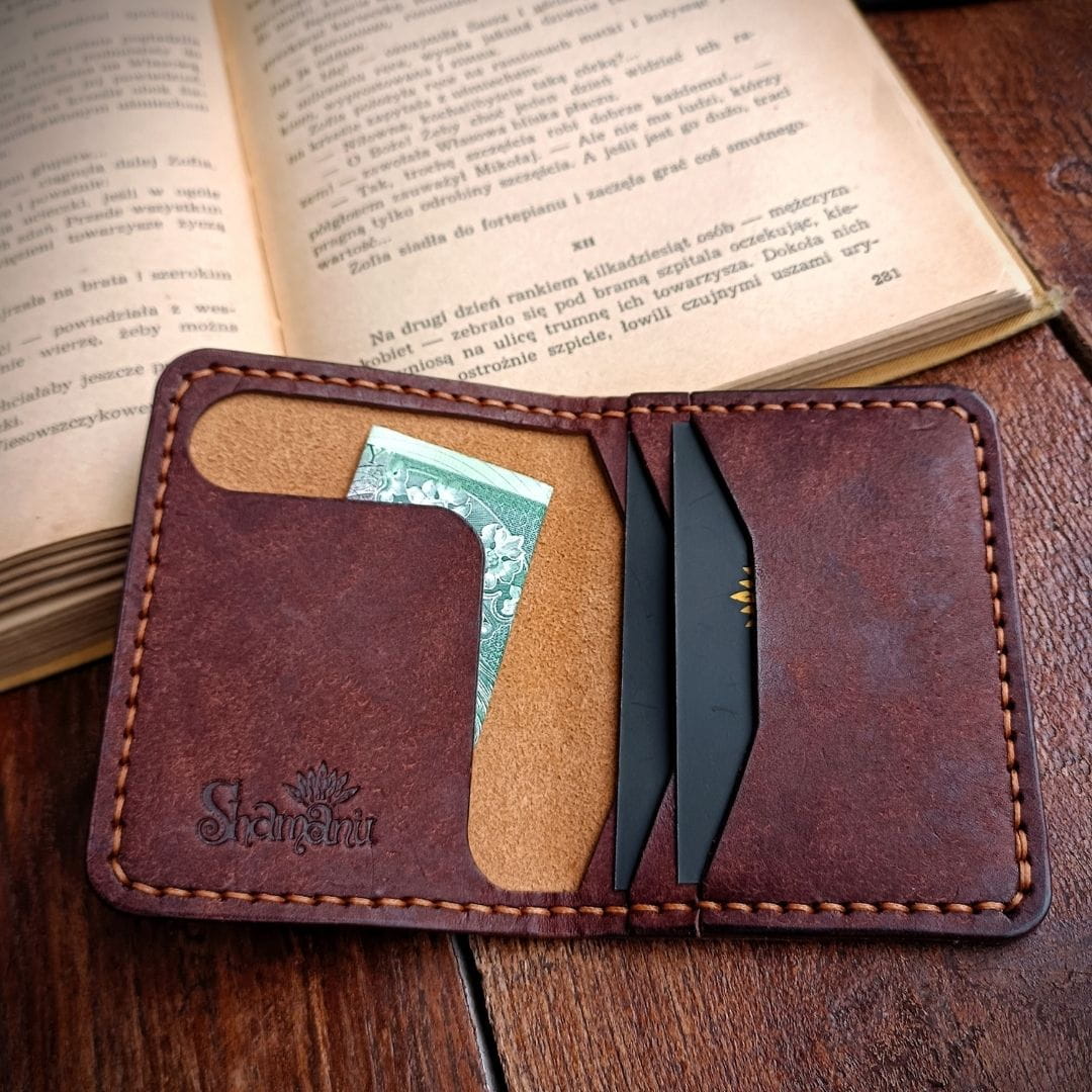 Portfel męski "Bramble" Slim Wallet Oak Barrel EDC