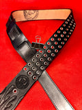 Leather Guitar Strap Iron