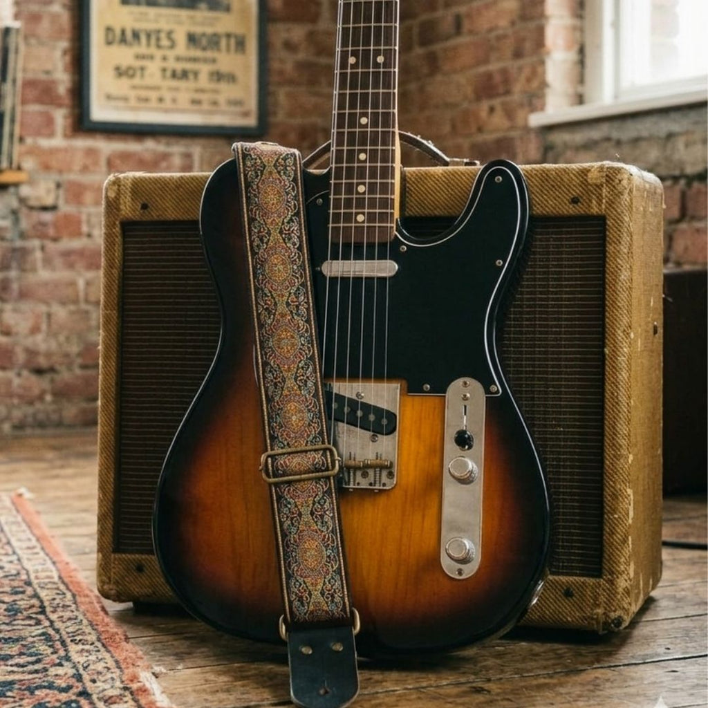 Vintage '70 Red Guitar Strap