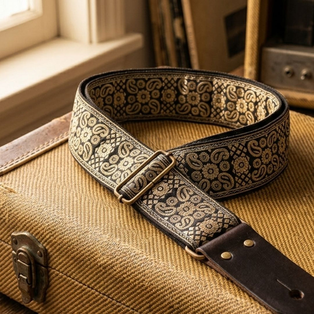 Vintage Paisley Guitar Strap
